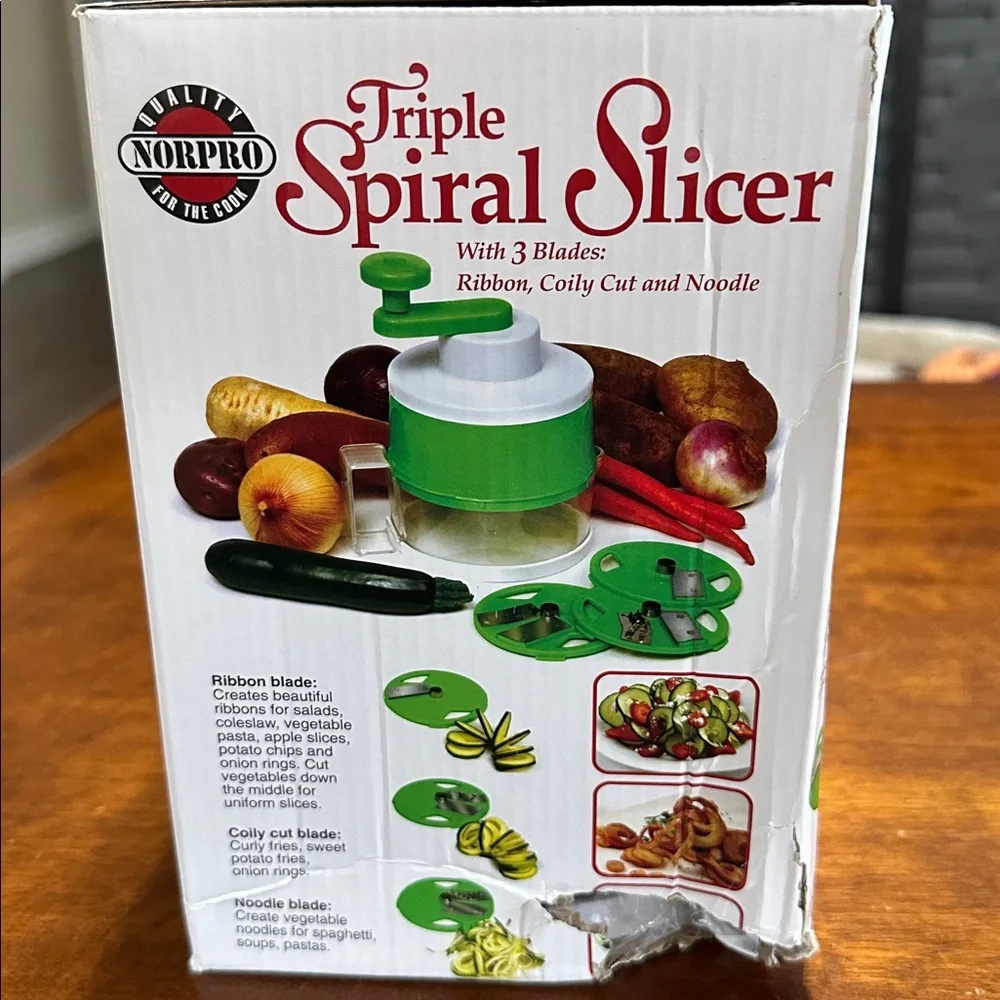 NORPRO Triple Spiral Slicer 3 Blades NWT